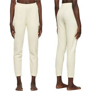 SKIMS Cream Waffle Knit Thermal Jogger Pants Sz 4X NWT
